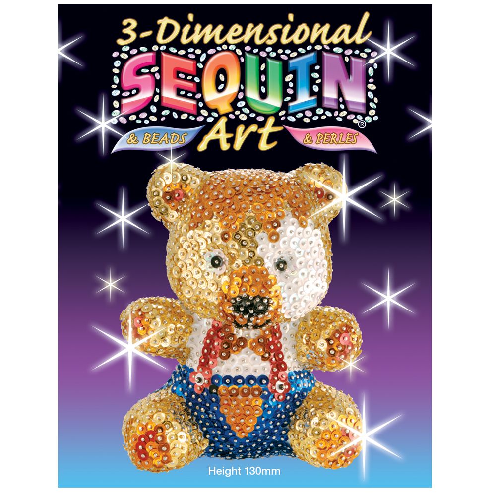 KSG crafts, 3D фигурка от пайети - Мече