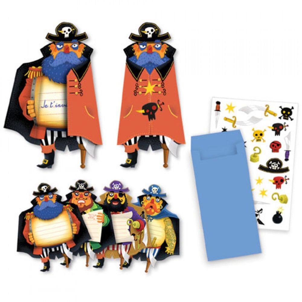 Комплект за изработка на покани, Пирати