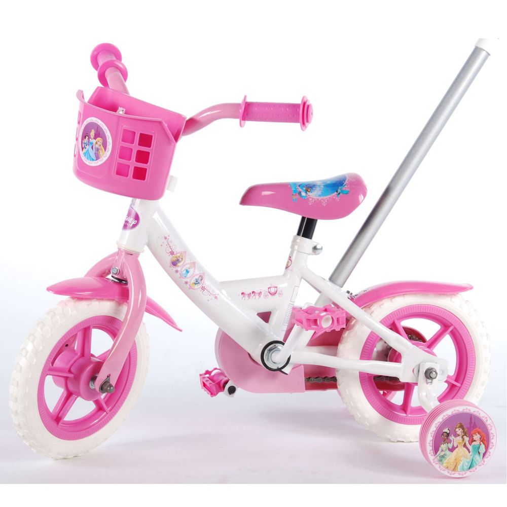 Детски велосипед с помощни колела, Дисни, Принцеси, 10 инча