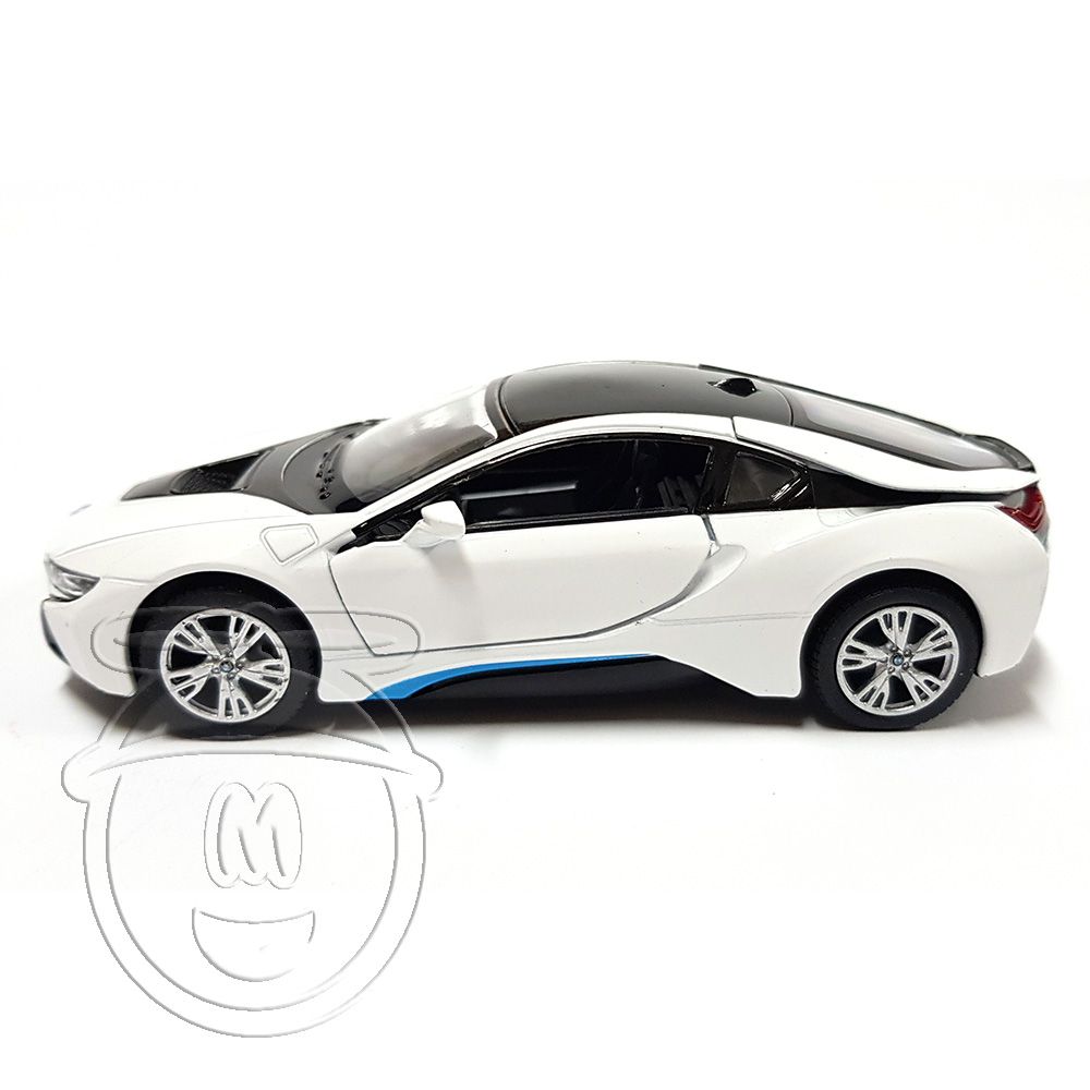 Метална кола BMW 8i, бяла