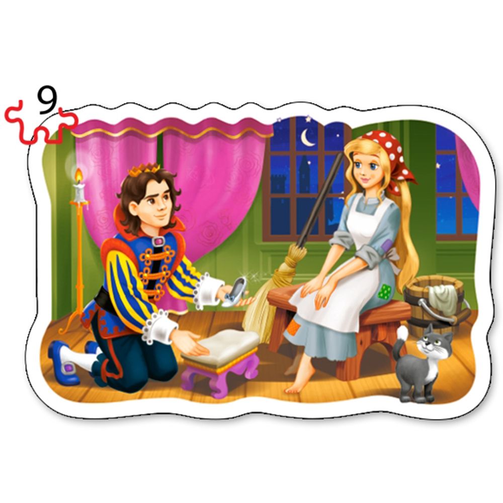 Приказна любов, пъзел с 3, 4, 6 и 9 елемента