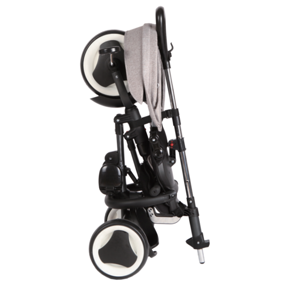 Триколка Rito Deluxe, 3 в 1, сива