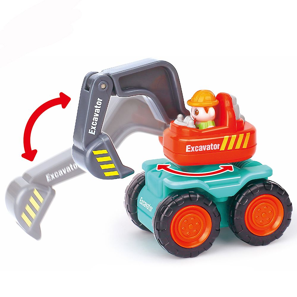 Строителни машини, пластмасова играчка, асортимент