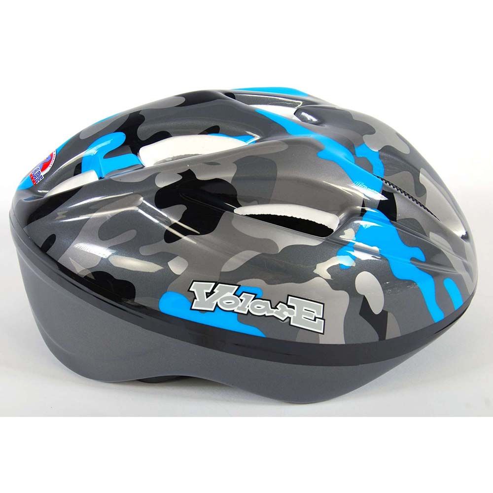 Детска каска за велосипед, Deluxe, синьо