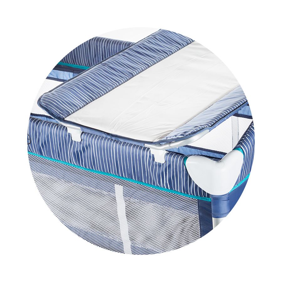 Детска кошара за спане и игра Казабланка Нео, нейви