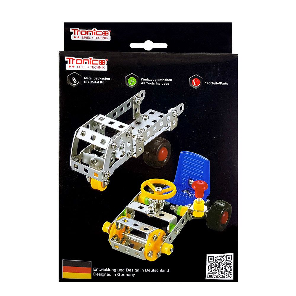 Silver Serie, Метален конструктор, Валяк и Камион, 2 в 1, Tronico