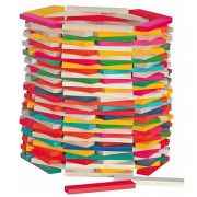 Дървени тухлички Симона, 200 елeмента