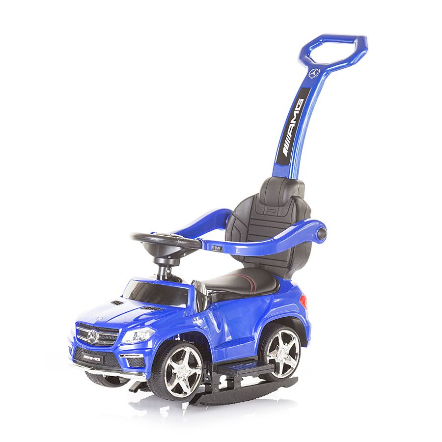 Chipolino, Количка за яздене с дръжка, Mercedes Benz GL63 AMG, синя