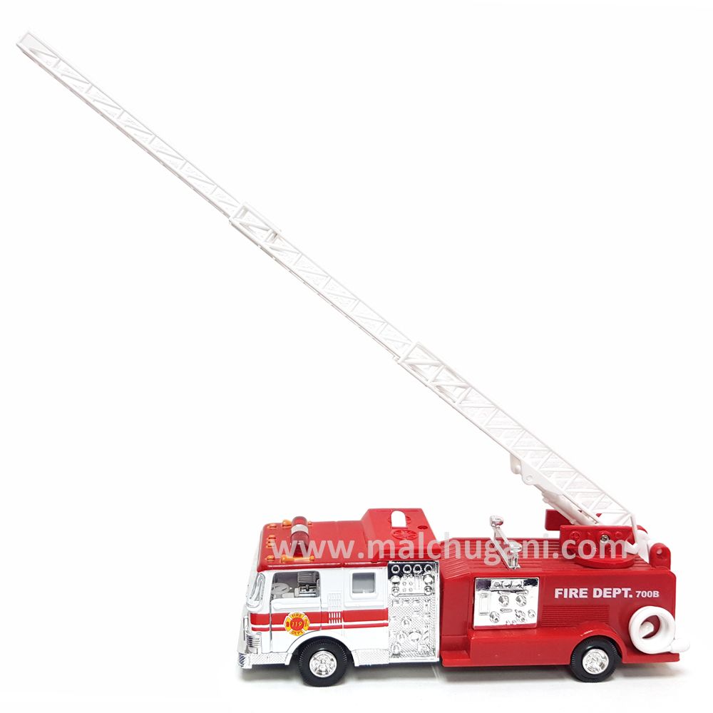 Метална пожарна кола със звук и светлина