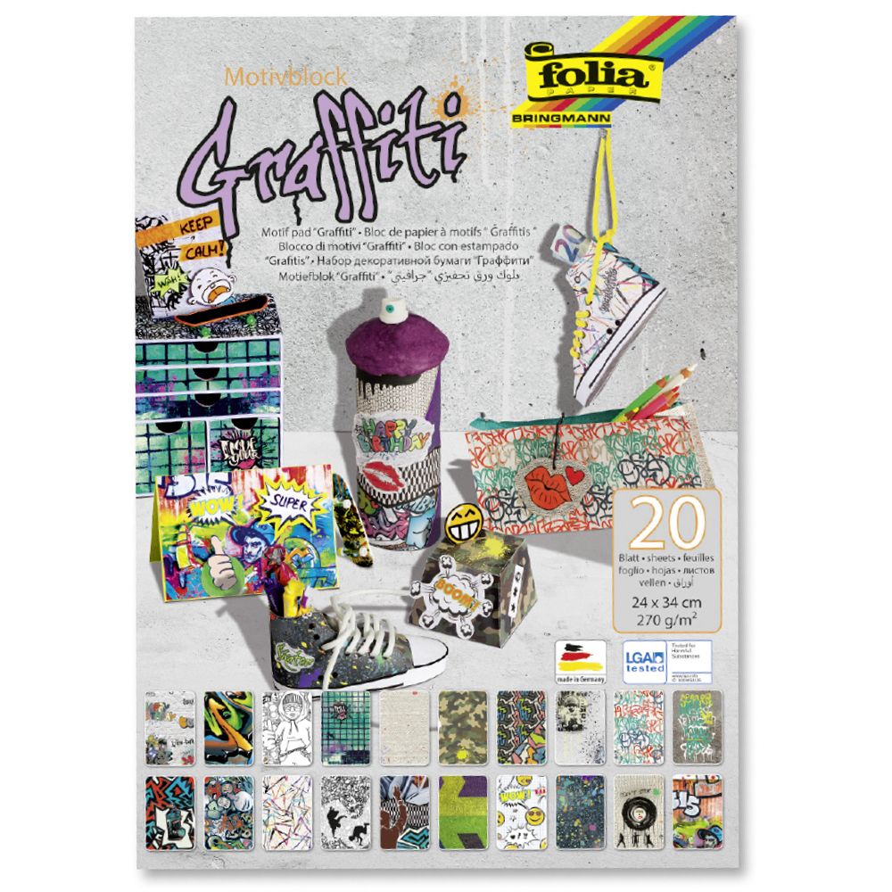 Folia Bringmann, Блокче с дизайнерски картони, Графити