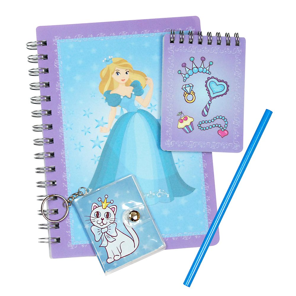 Sense, Комплект тефтерчета, ключодържател и молив, Принцеса