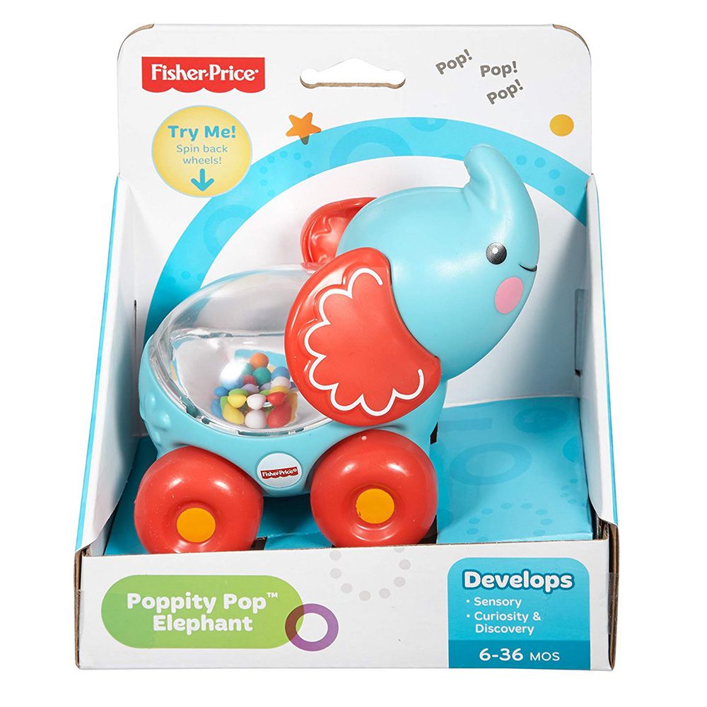 Бебешка играчка за бутане, Слонче