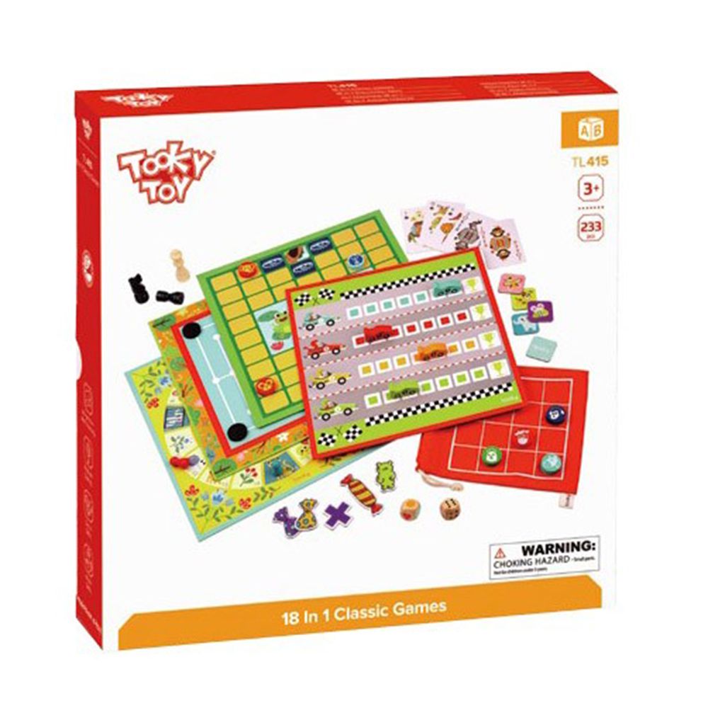 Tooky Toy, Комплект класически игри, 18 в 1