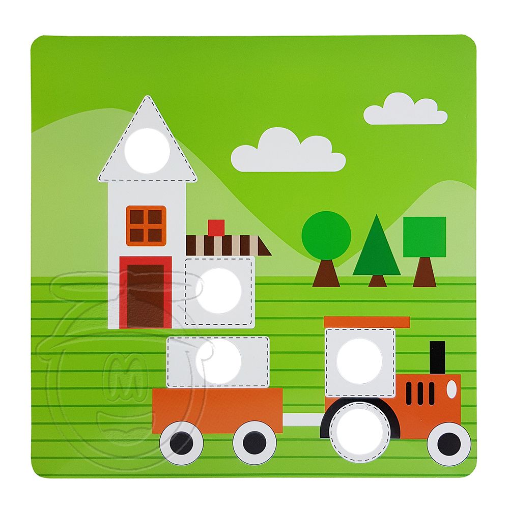 Бебешка мозайка, Цветове и форми