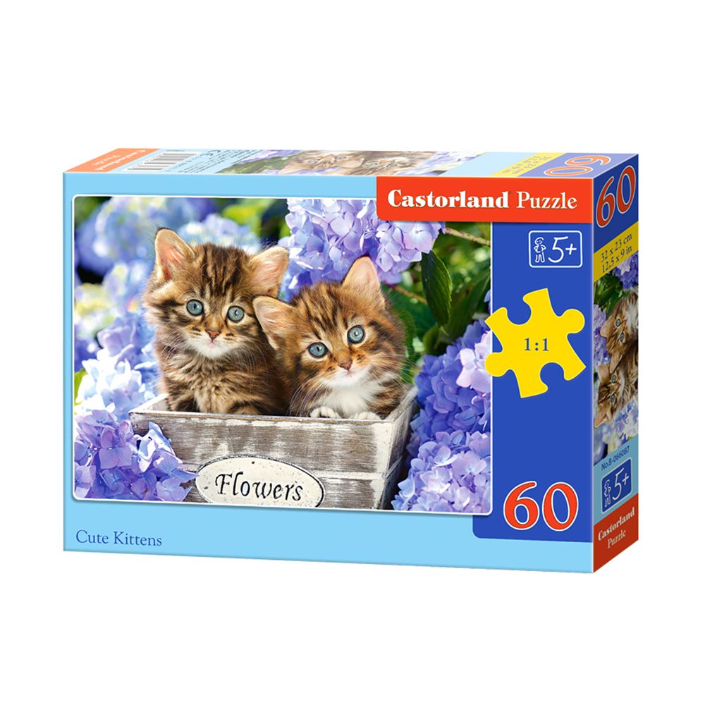 Castorland, Сладки котенца, пъзел 60 части