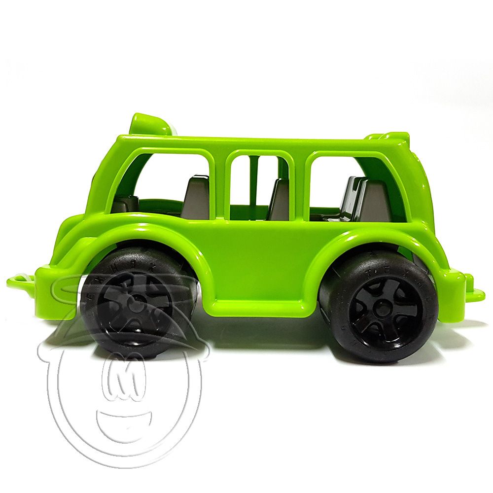 Пластмасов автобус, зелен