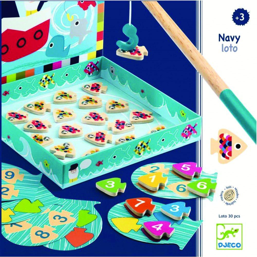 Djeco, Дървена игра с магнити, Голямото синьо