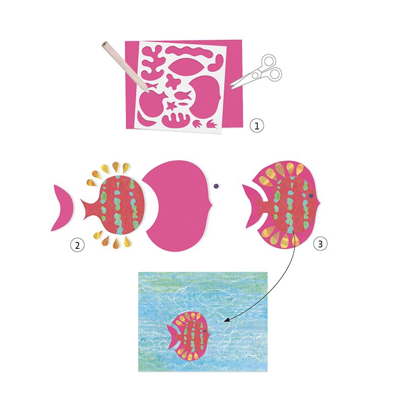 Комплект за изработка на картини от хартия