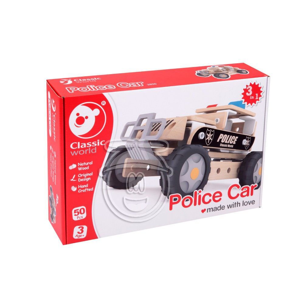 Дървен конструктор, Полицейски автомобил