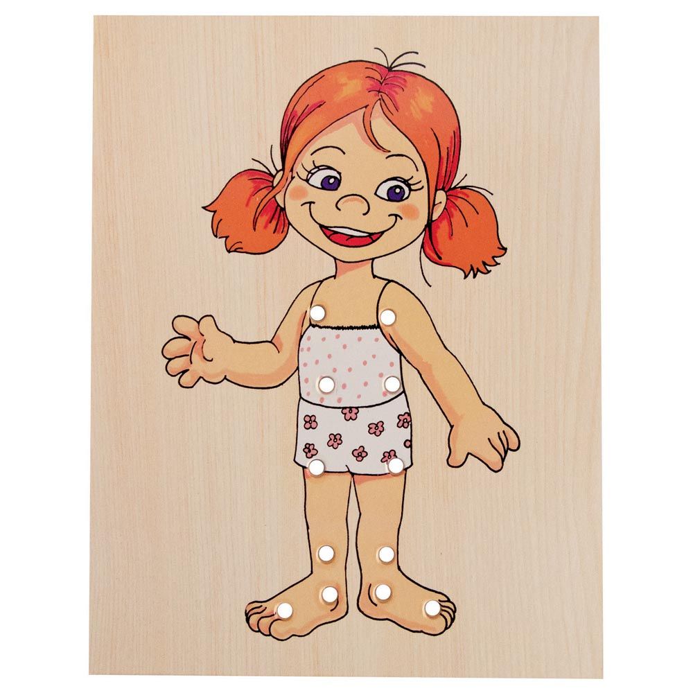 Момиче с дрешки за шиене, Люси