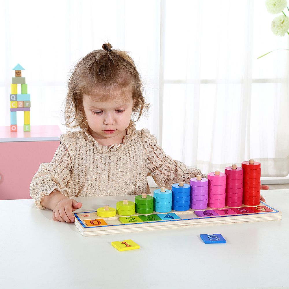 Дървена низанка, Научи се на броиш