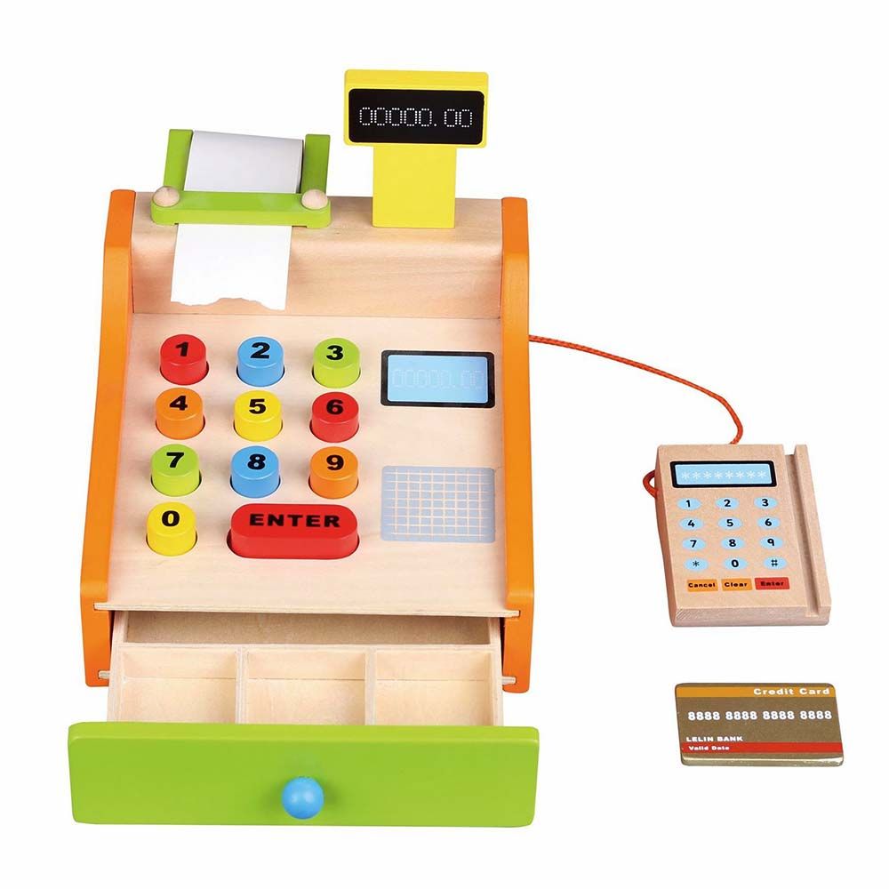 Детски касов апарат, с пос терминал