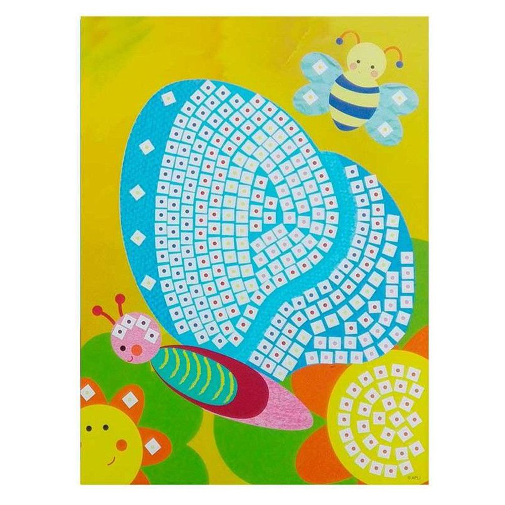 Мозайка с меки елементи, 2 картини, Пролет