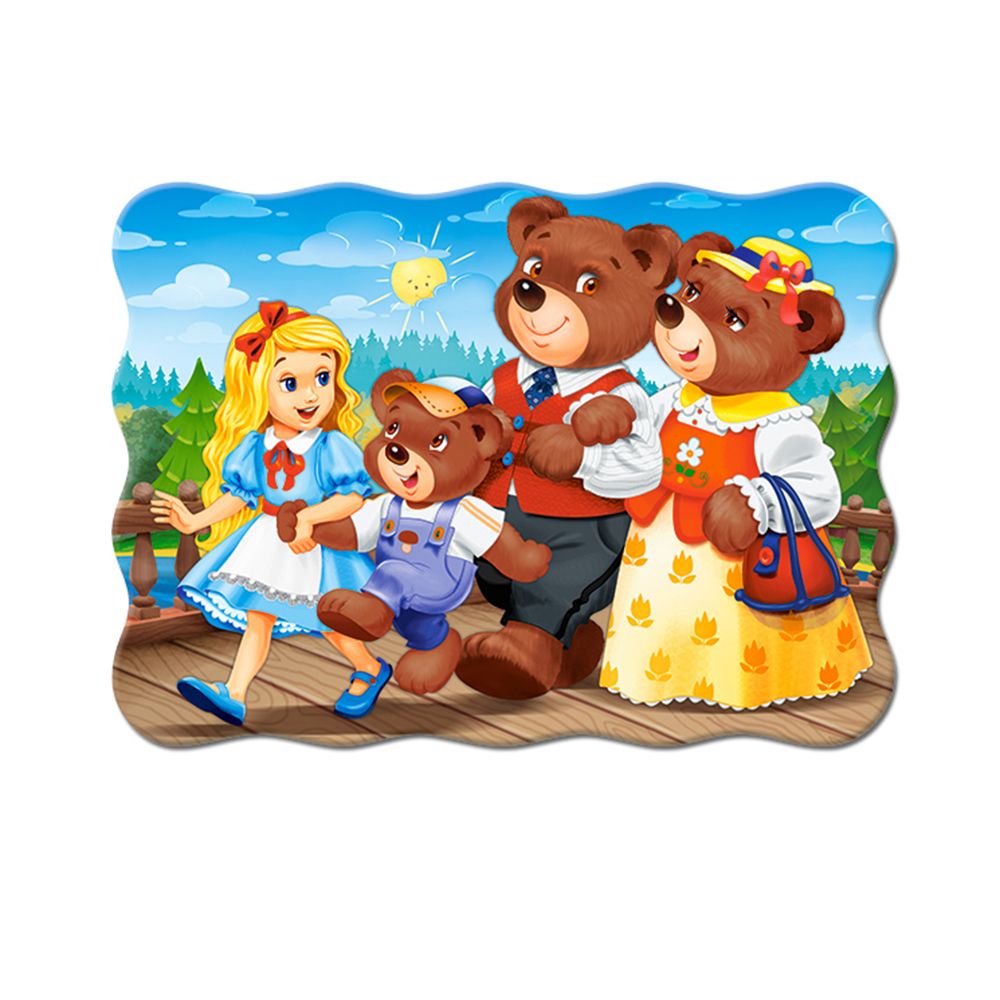 Трите мечета и Златокоска, пъзел 30 части