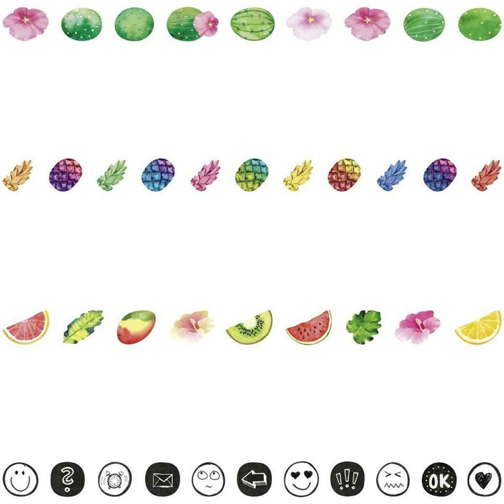 Руло със стикери, Тропически плодове