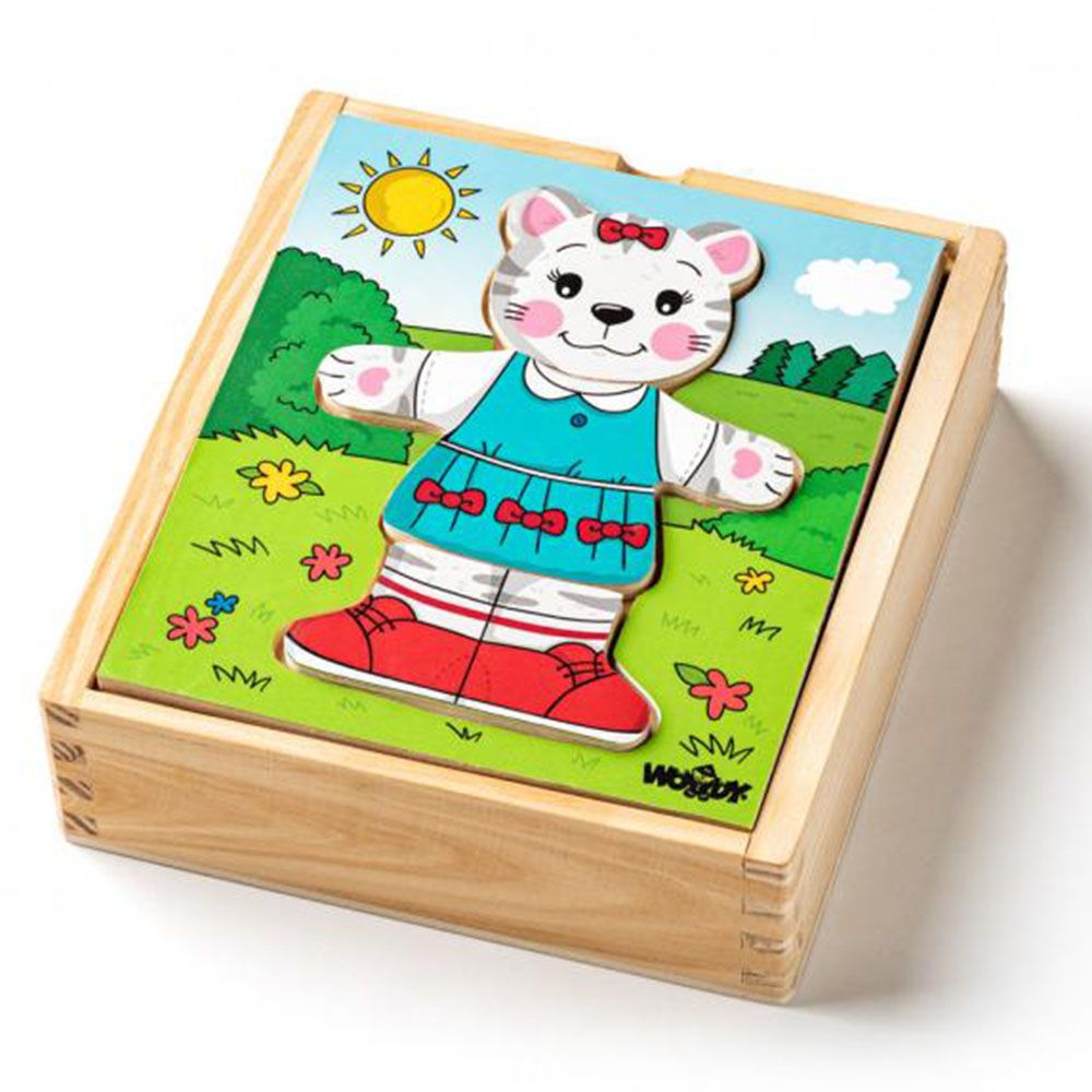 Woodyland, Котетo Мъри, комплект от шест дървени пъзела