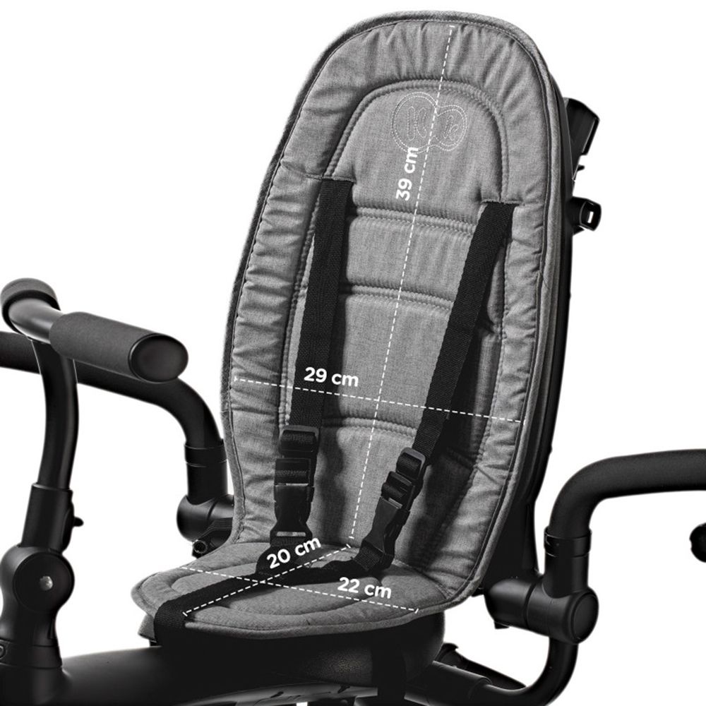 Триколка Jazz, 4 в 1, сива