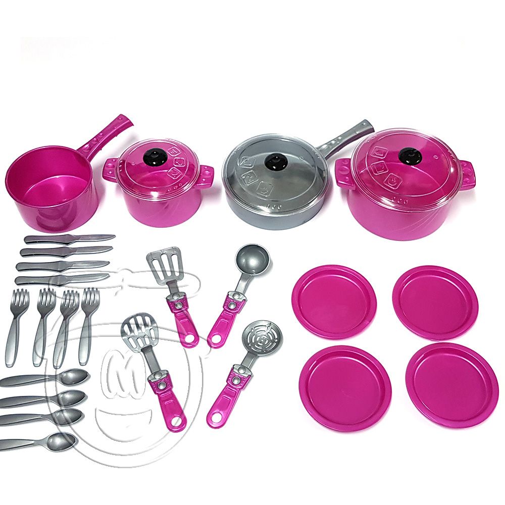 Комплект за готвене и хранене в кошница, 27 части