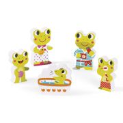 Дървен пъзел, Жабчета на баня