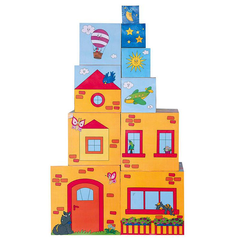 Дървени кубчета с картинки