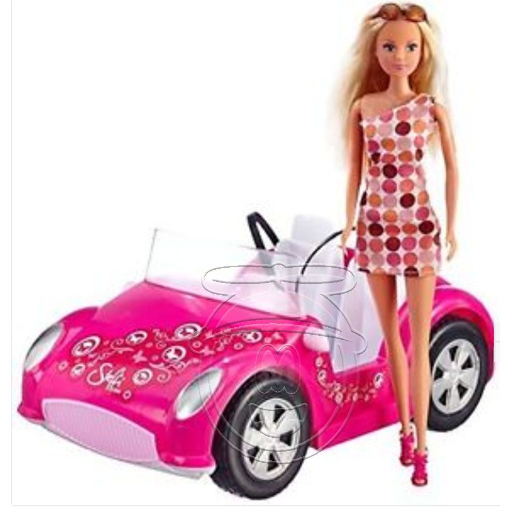 Кукла Стефи, с розов кабриолет
