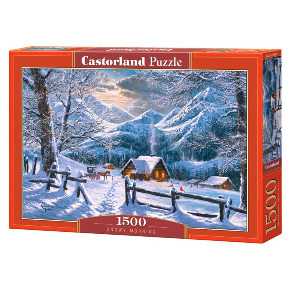 Castorland, Снежно утро, пъзел 1500 части