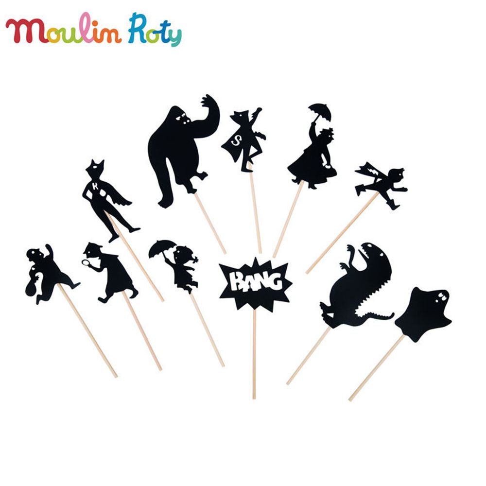 Moulin Roty, Комплект за куклен театър, Сенки в мрака