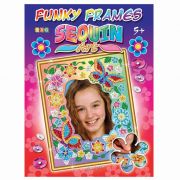 Изкуство с пайети рамка за снимка, Цветя