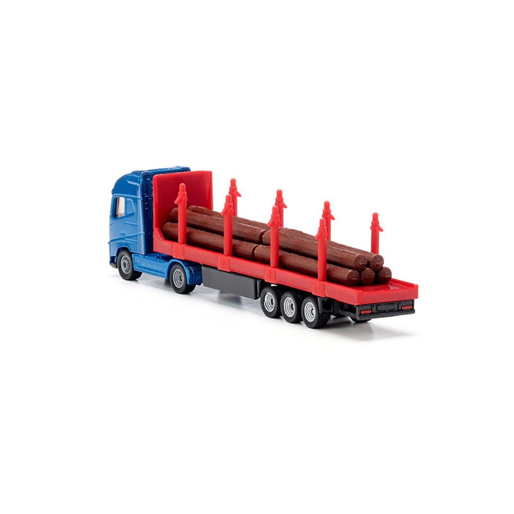 Влекач с ремарке за дървени трупи