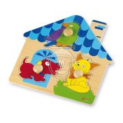 Дървен пъзел за най-малките, Къщичка