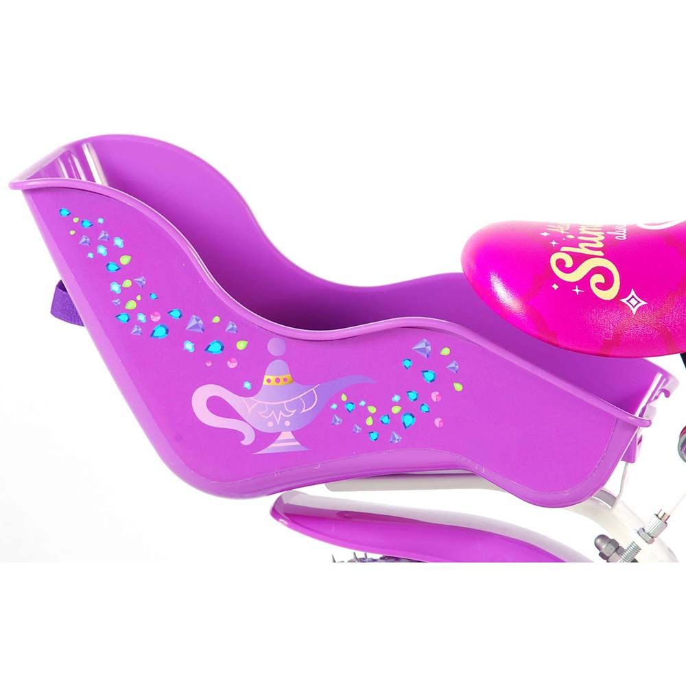 Детски велосипед, Shimmer & Shine, с помощни колела, 12 инча