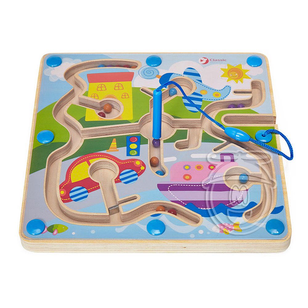 Дървена магнитна игра с топчета, Превозни средства