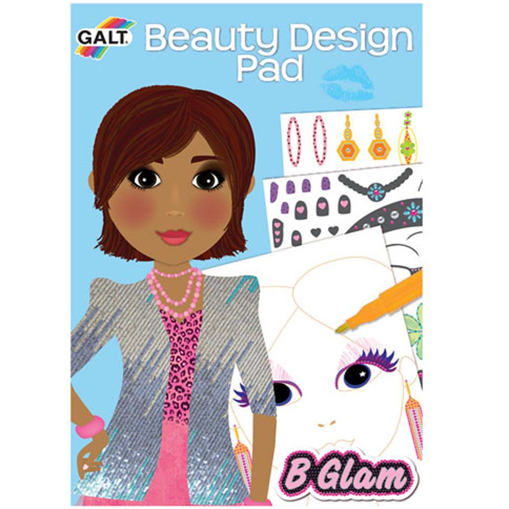 Galt Toys, Книжка Модерни момичета, гримове и прически