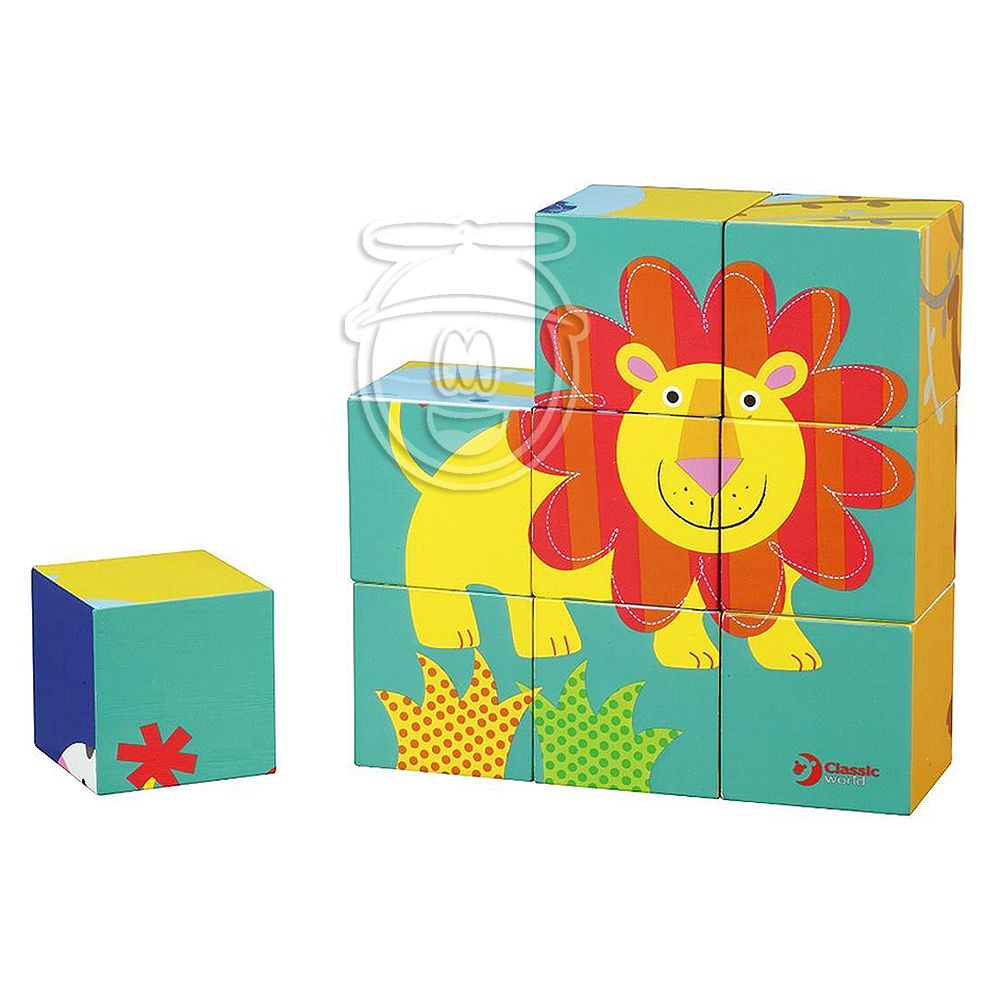 Дървени кубчета, Диви животни