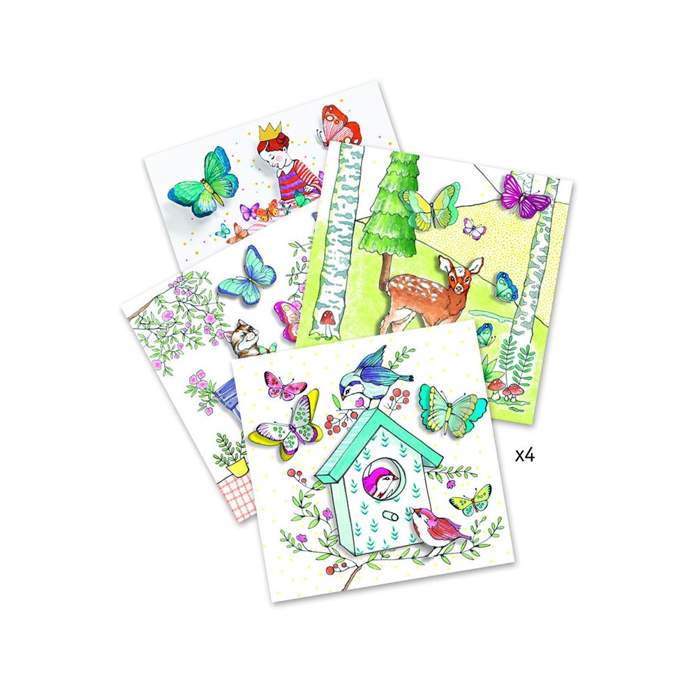 Картини изненада, Дете и пеперуди