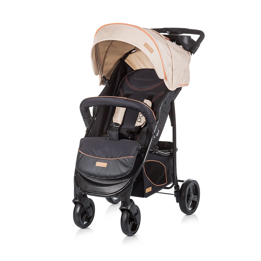 Детска количка със столче Пасо, бежова,