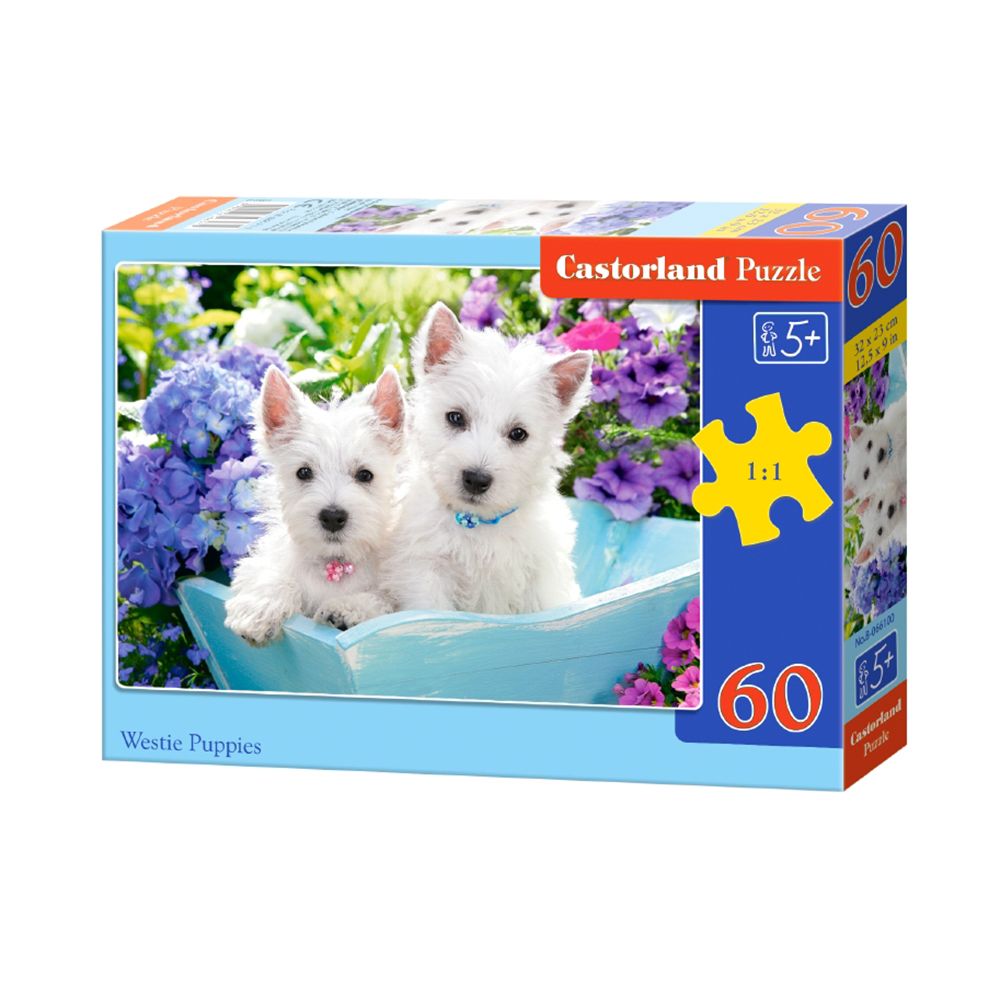 Castorland, Кученца, пъзел 60 части