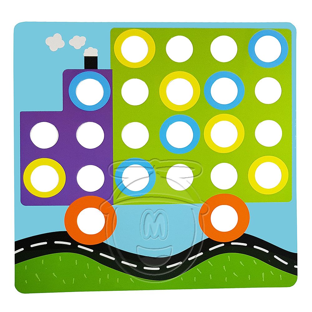 Бебешка мозайка с едри елементи