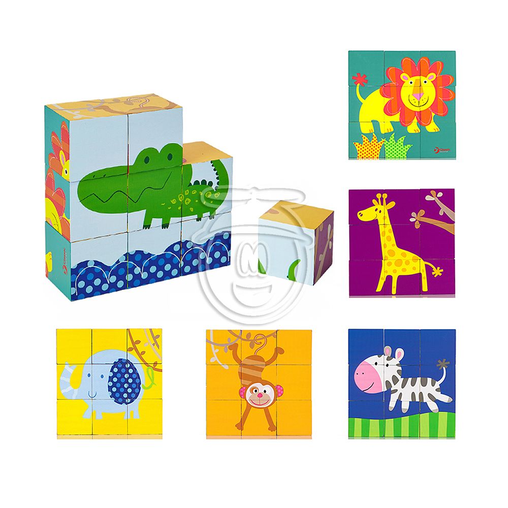 Дървени кубчета, Диви животни