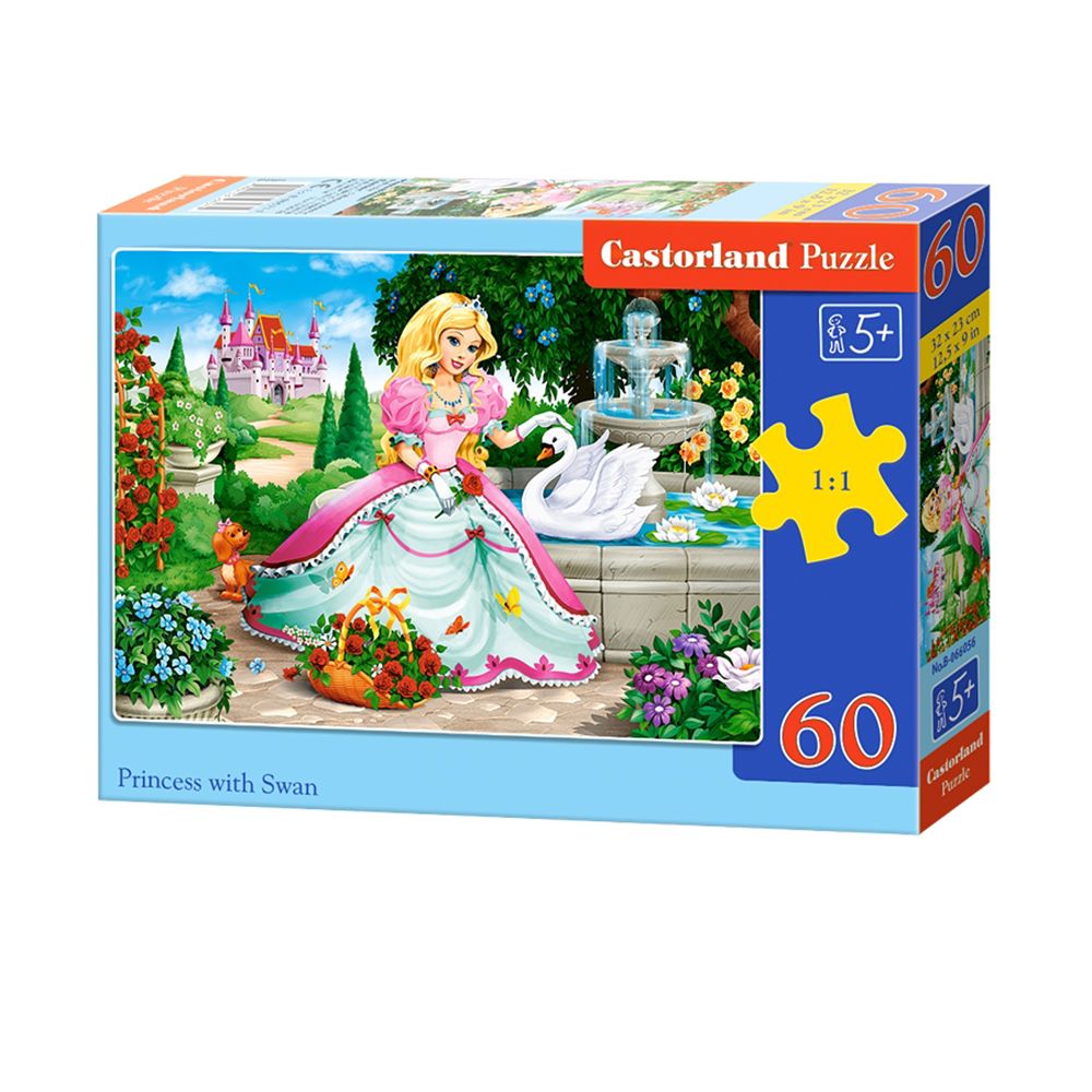 Castorland, Принцесата и лебеда, пъзел 60 части